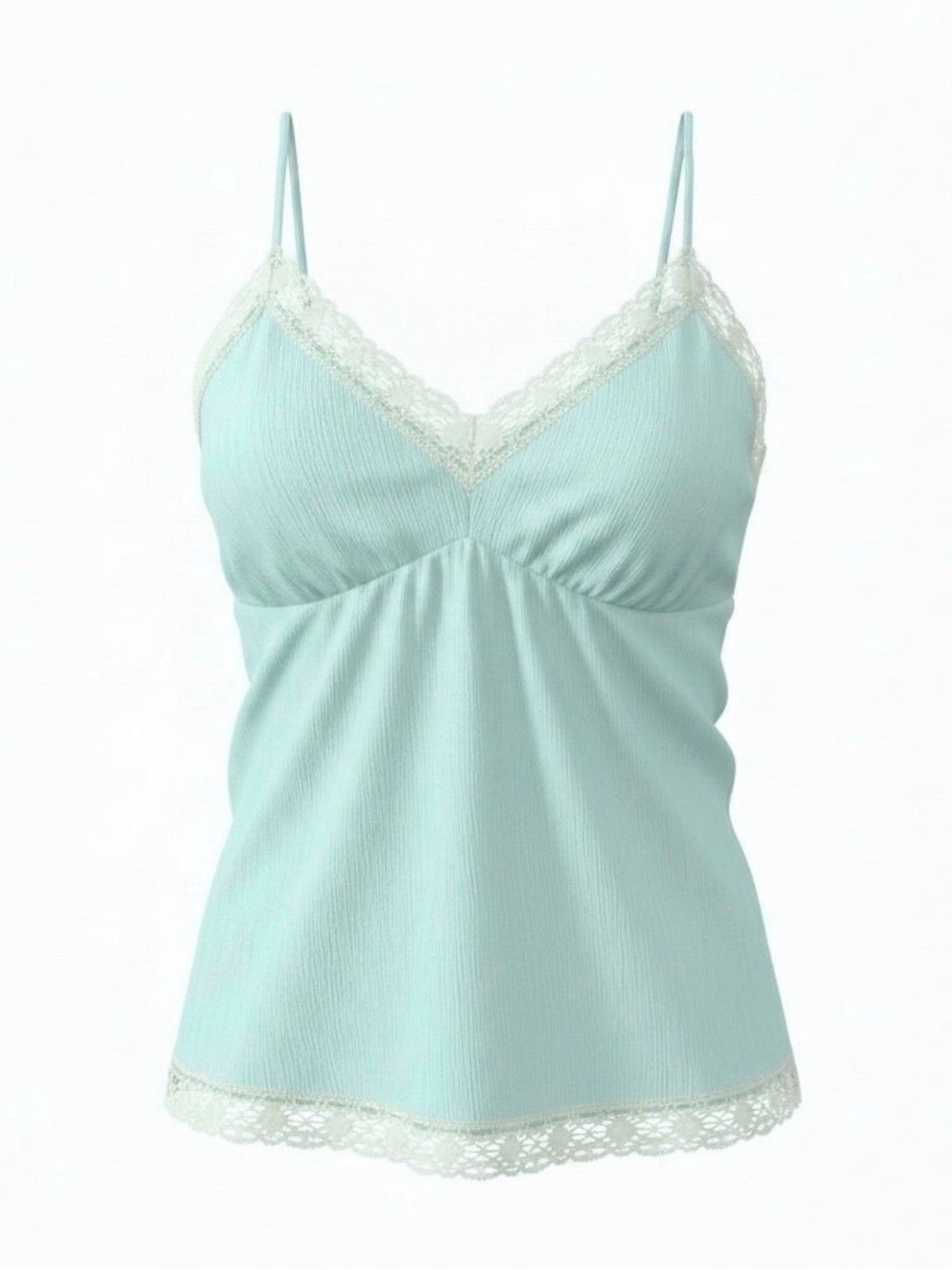 Gold Hawk Crepe Silk Cami Tiffany
Blue